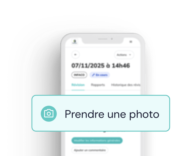 Notre application - Prendre une photo