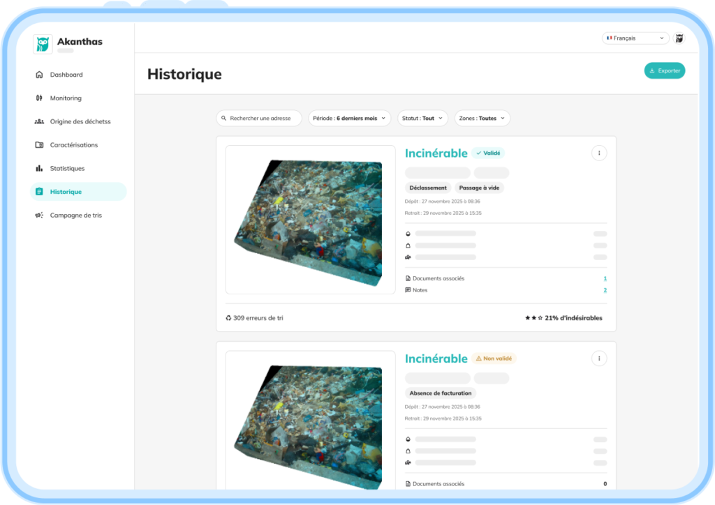 Notre plateforme - Historique