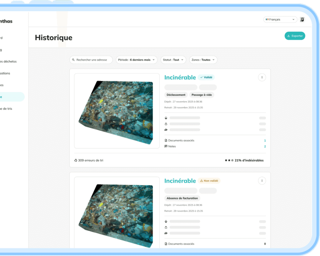 Notre plateforme - Historique