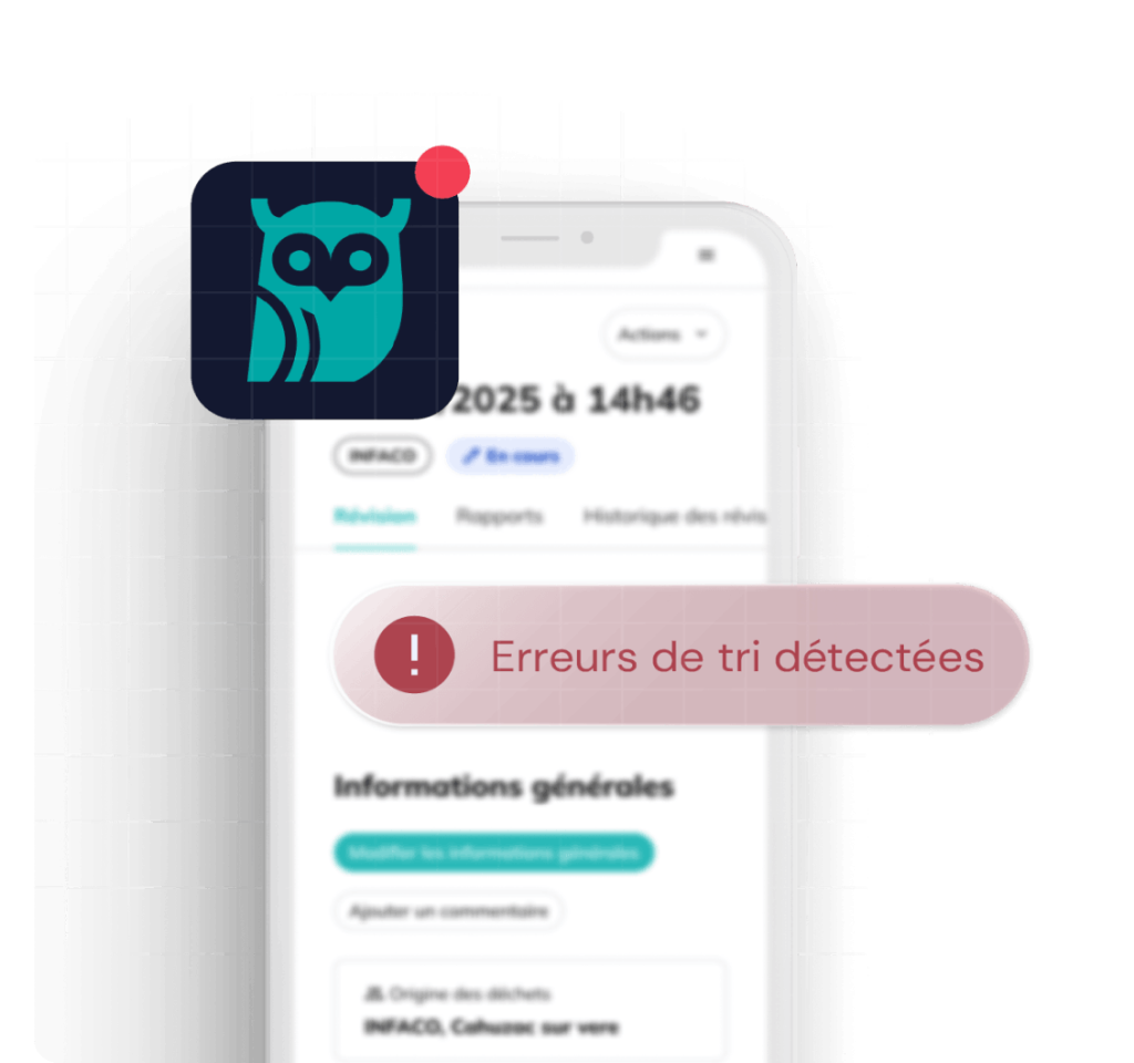Détection d'erreur de tri