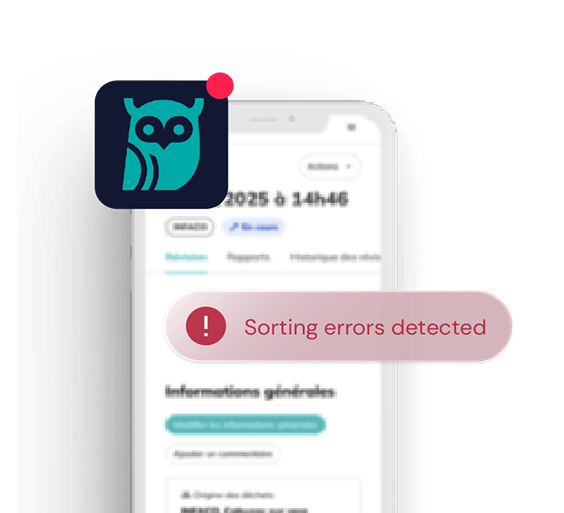 Sorting errors detection